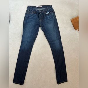 J Brand Barneys New York Denim Heritage Skinny Jeans Dark Wash Blue Cute Relaxed
